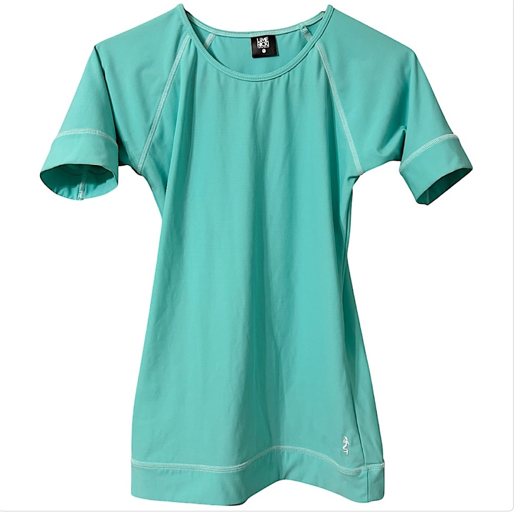 Lime Ricki Women’s RashGuard Turquoise Size Large